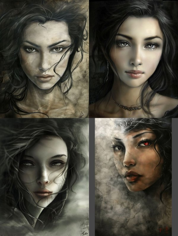 Ethereal Charcoal Gaze