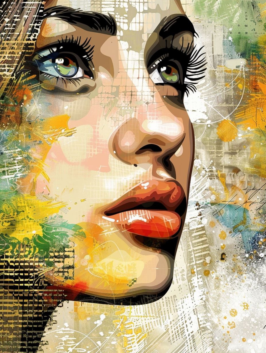 Fragmented Gaze of Golden Light - Image 3