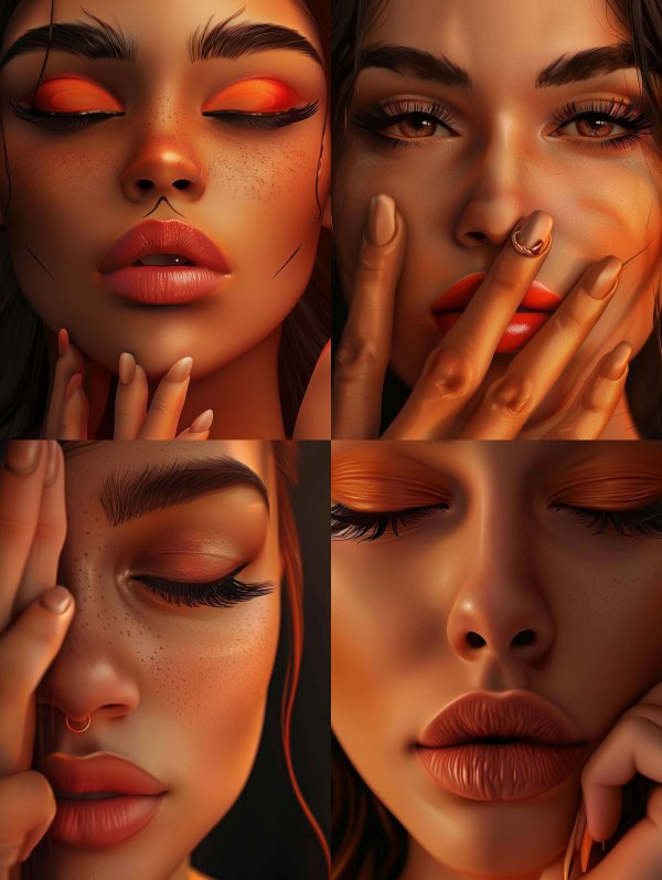 Amber Glow Ethereal Beauty