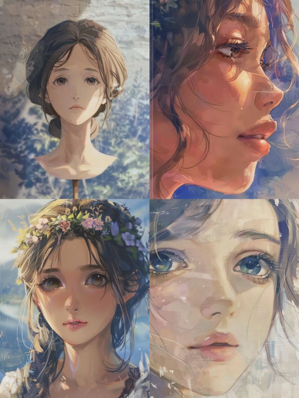 Ethereal Porcelain Muse