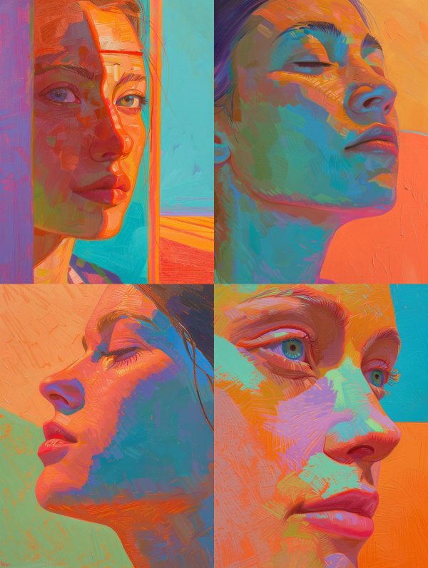 Prismatic Portrait of Divided Light