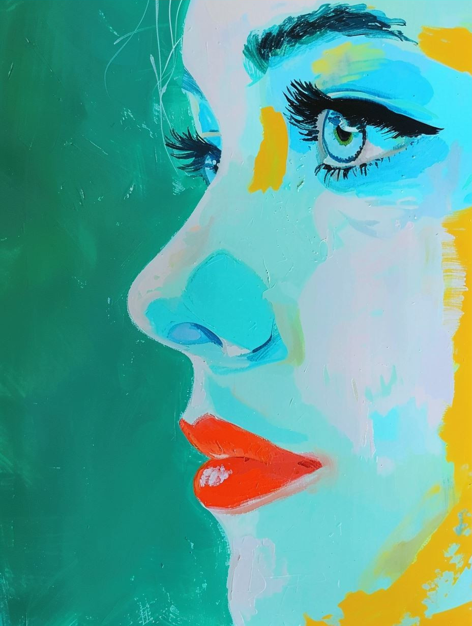 Vibrant Palette Portrait
