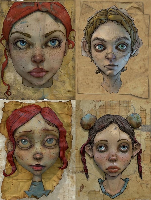 Fragile Porcelain Muse