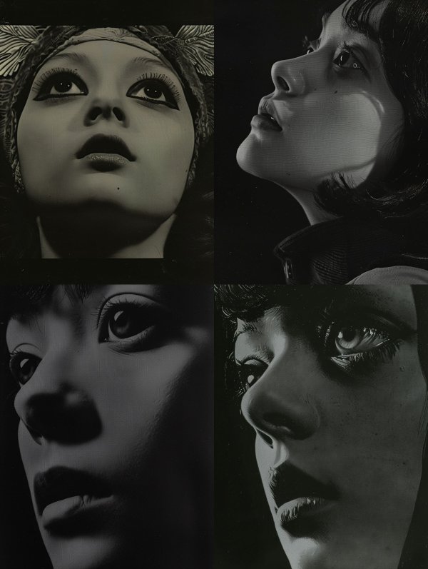 Vintage Noir Cinematic Gaze