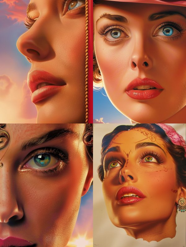Ethereal Gaze of Divine Beauty