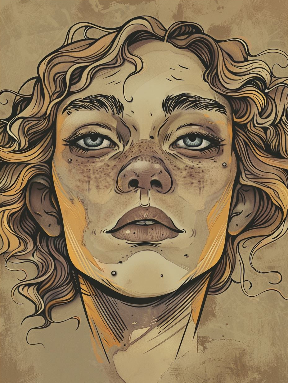 Rustic Earthy Portrait Study