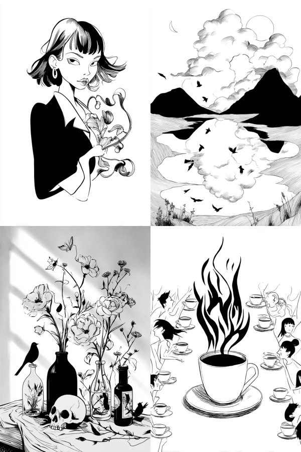 Ink Noir Elegance