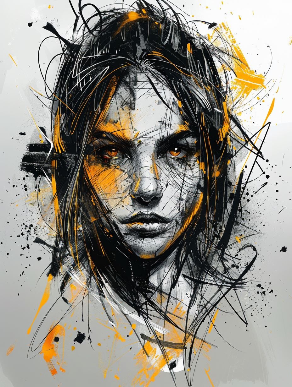 Amber Chaos Portrait