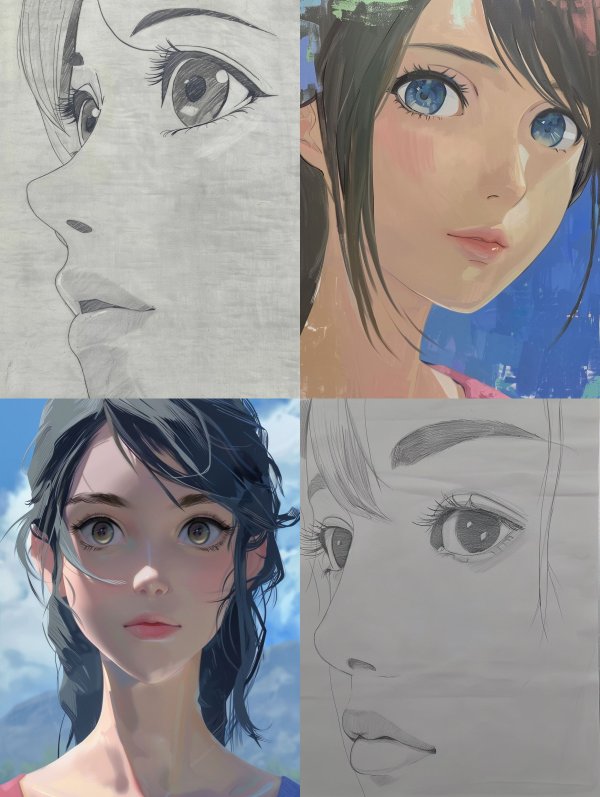 Monochrome Manga Sketch