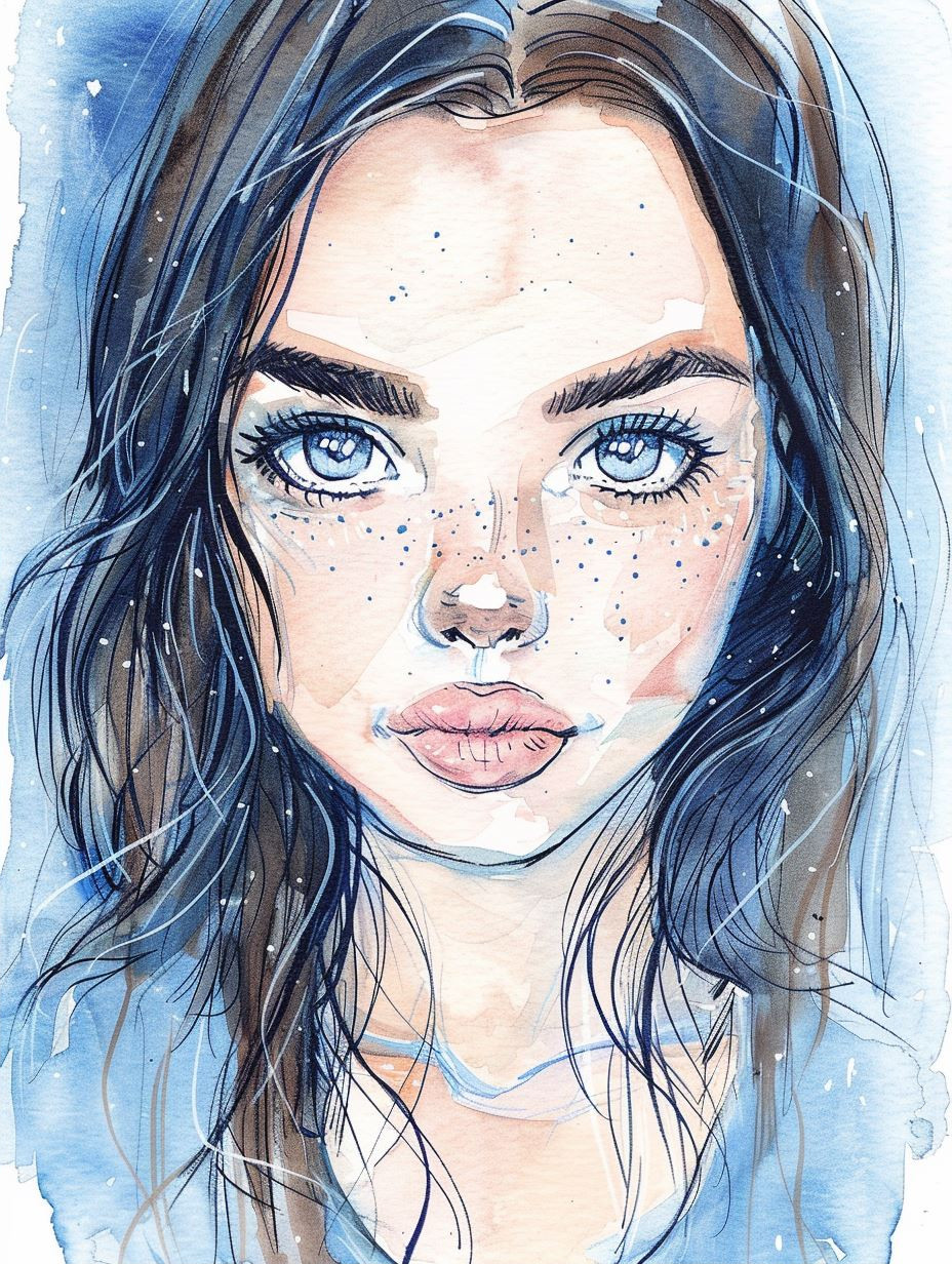 Azure Dream Portrait