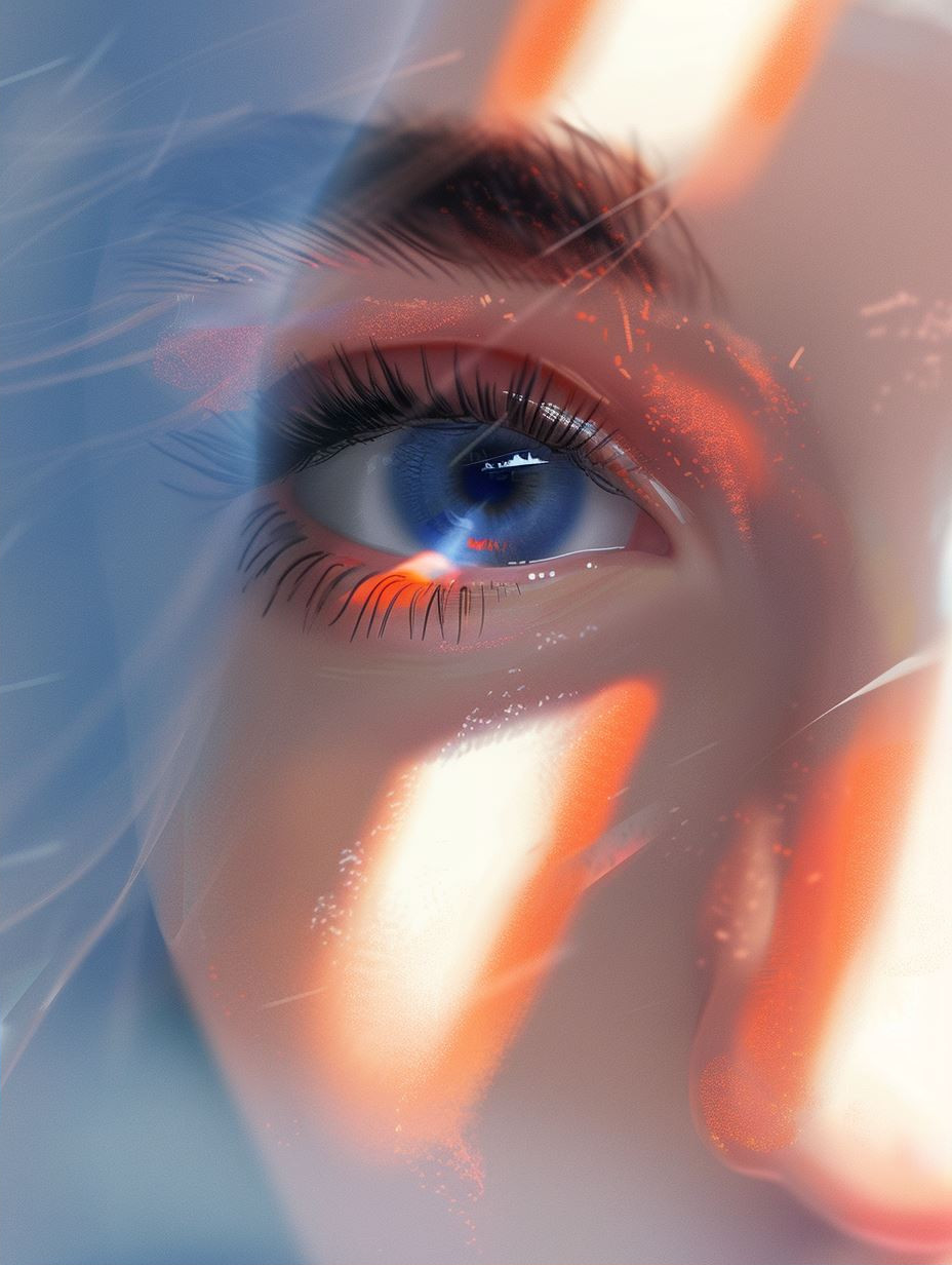 Luminous Ethereal Gaze