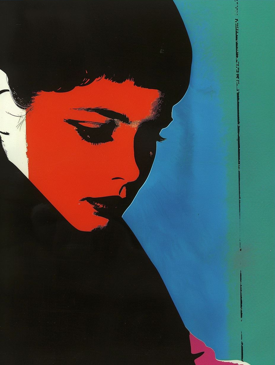 Neon Pop Art Portrait