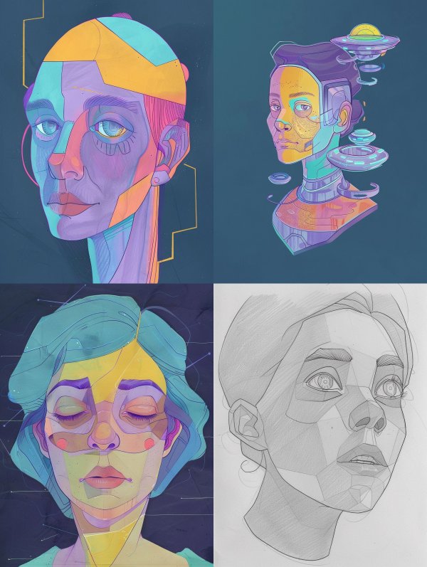 Prismatic Soul Portrait