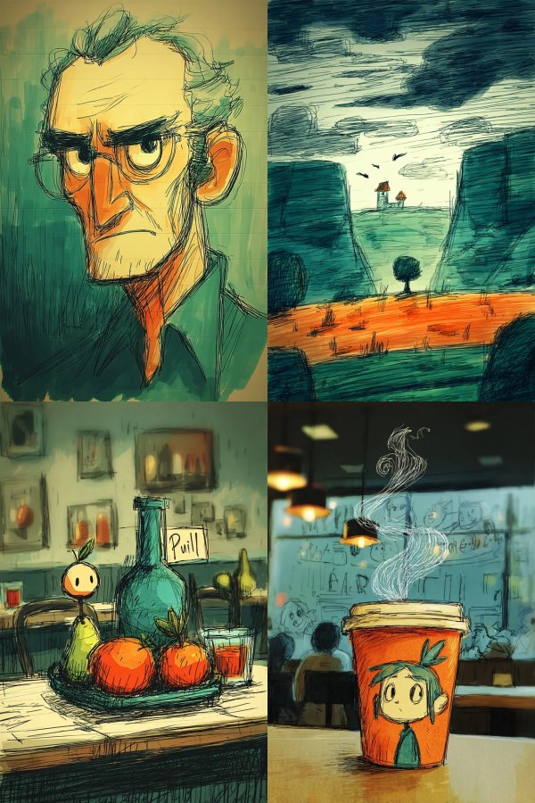 Grumpy Ink Sketches