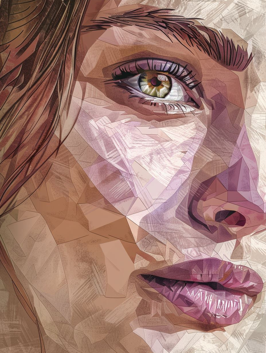 Organic Topographic Portrait Study