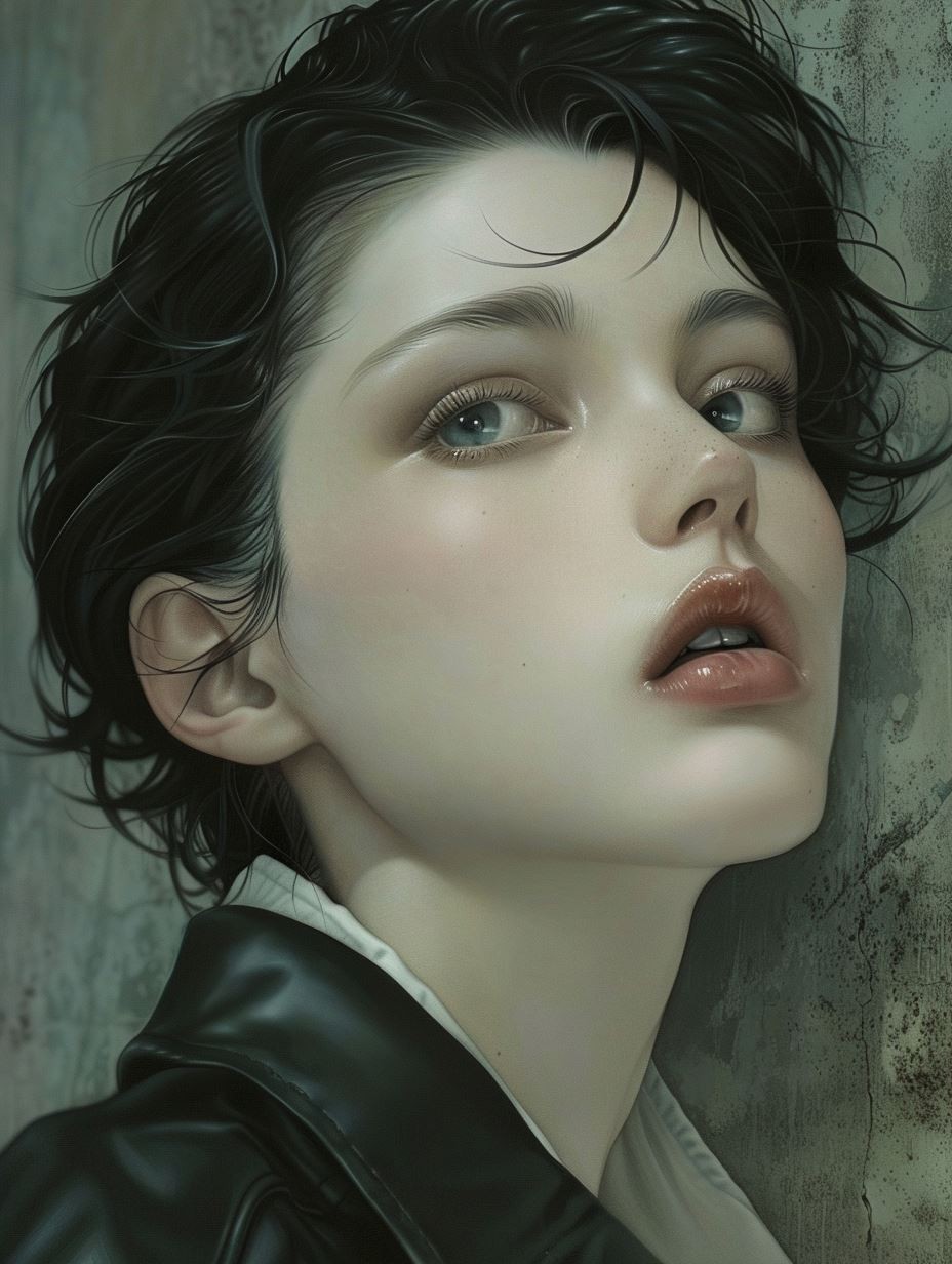 Ethereal Porcelain Gaze - Image 3