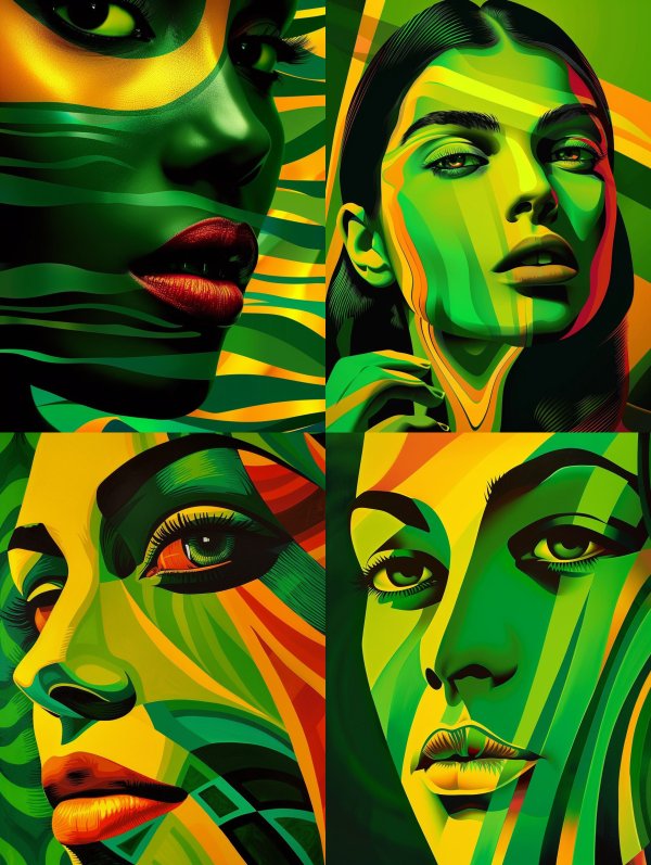 Emerald Waves of Surreal Beauty