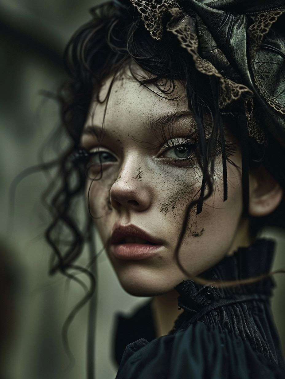 Dark Gothic Glamour Portrait