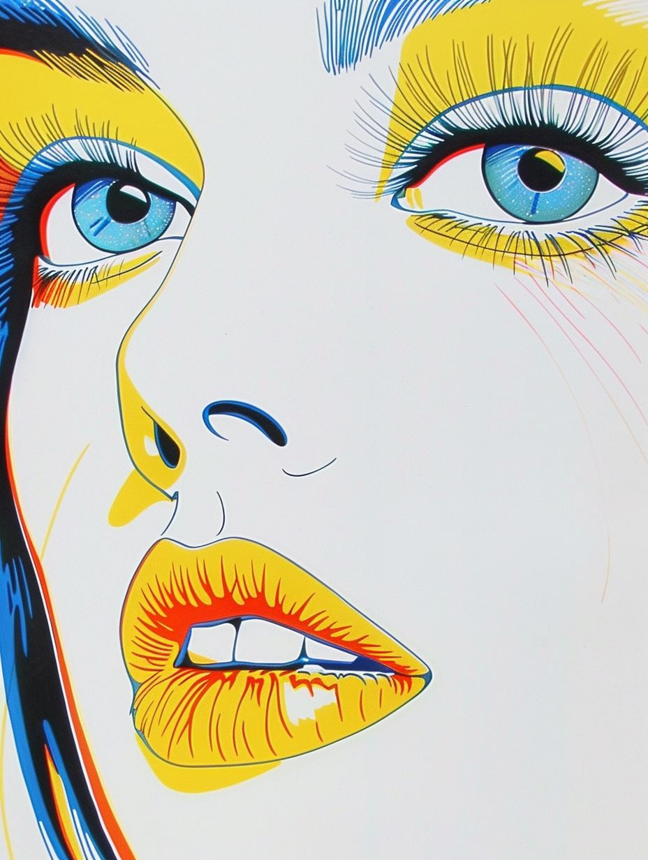 Electric Pop Art Portrait