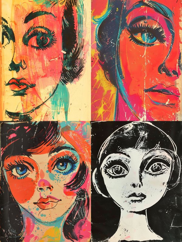 Neon Pop Art Fusion