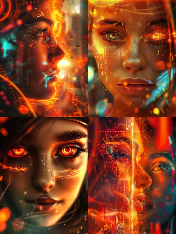 Neon Neural Digital Consciousness
