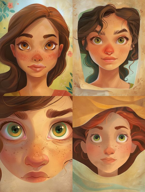 Sun-Kissed Digital Portrait Art
