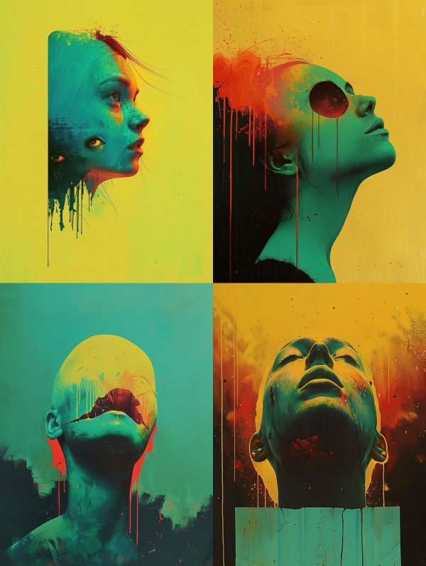 Neon Surrealist Gaze