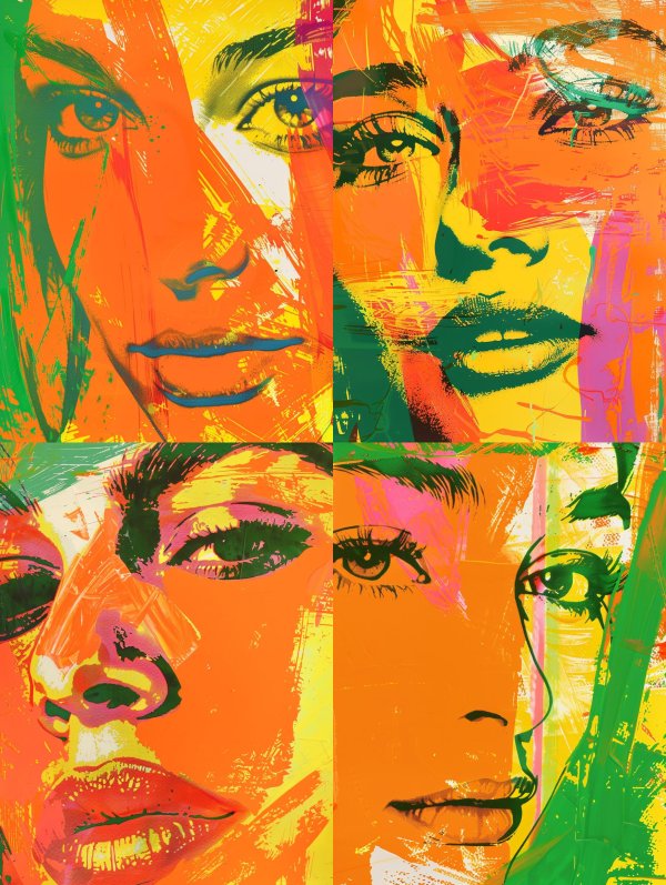 Neon Pop Portrait