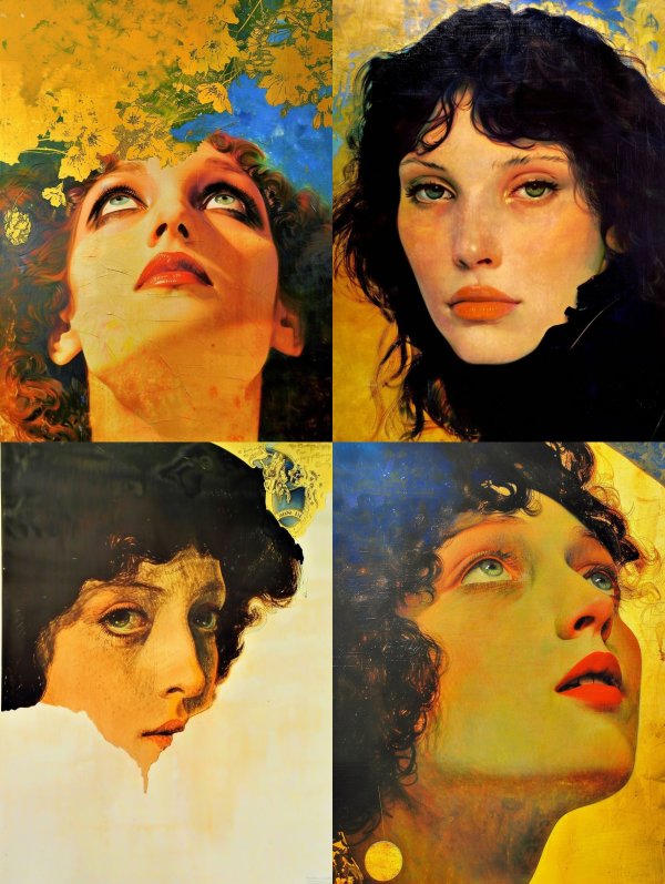 Golden Gaze Reverie