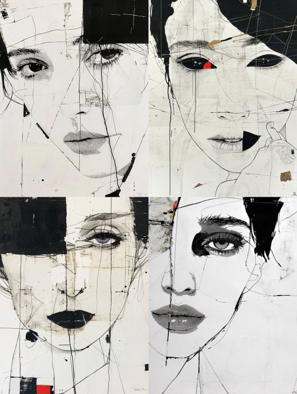 Fragmented Soul Portrait