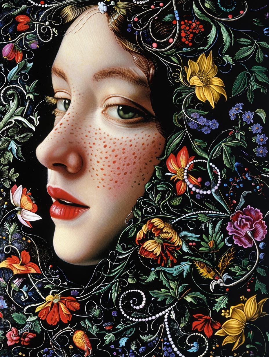 Floral Dream of Ethereal Beauty