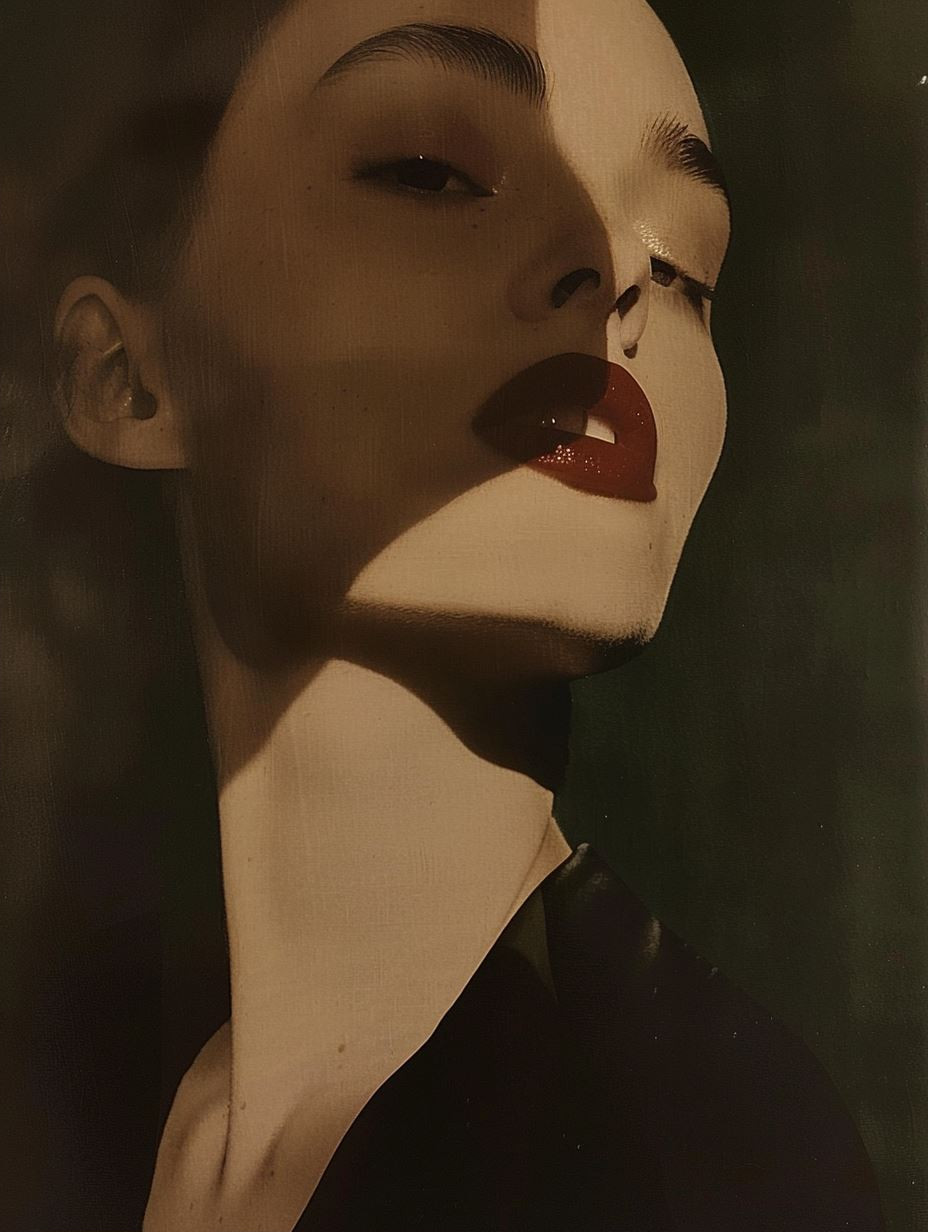 Ethereal Shadow Portrait Study