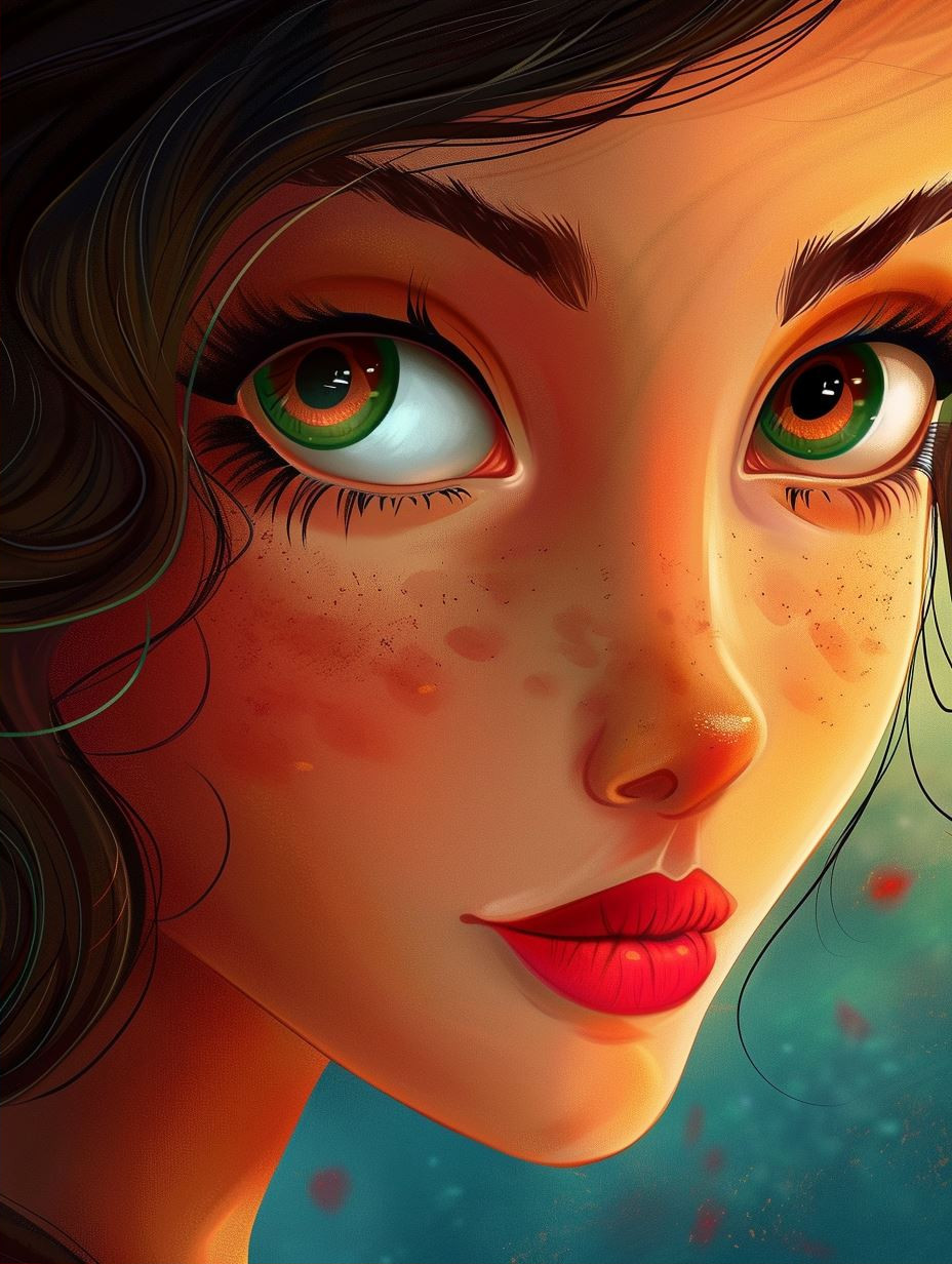 Ethereal Gaze of Autumnal Dreams