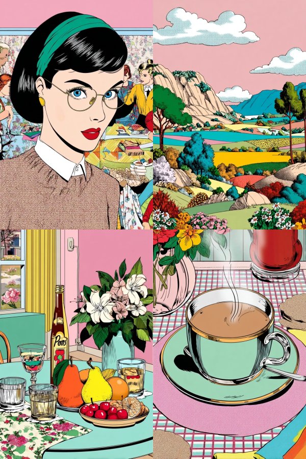 Vintage Comic Glamour