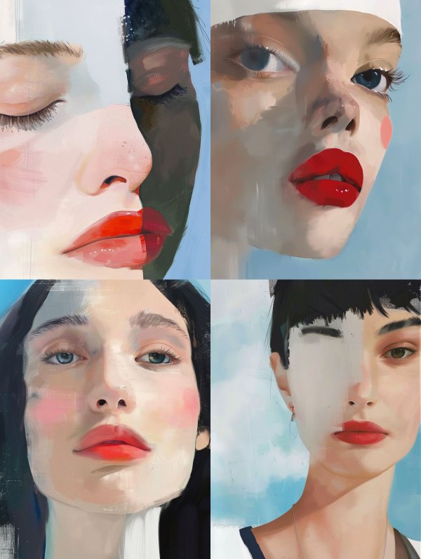 Modern Ethereal Digital Portraiture