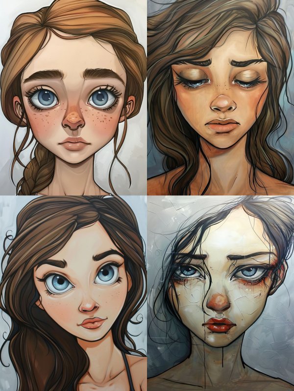 Whimsical Freckled Gaze