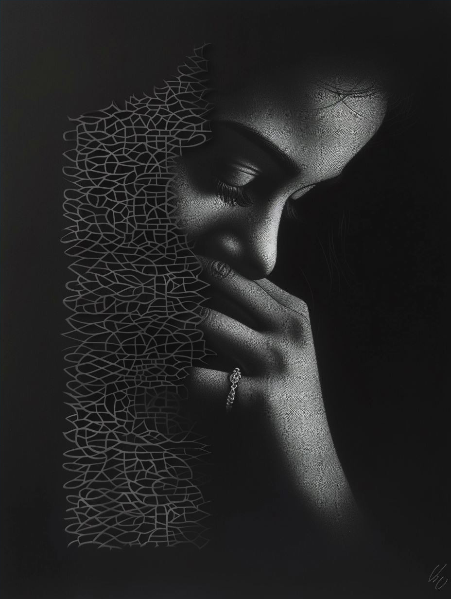 Chromatic Fragment Portrait