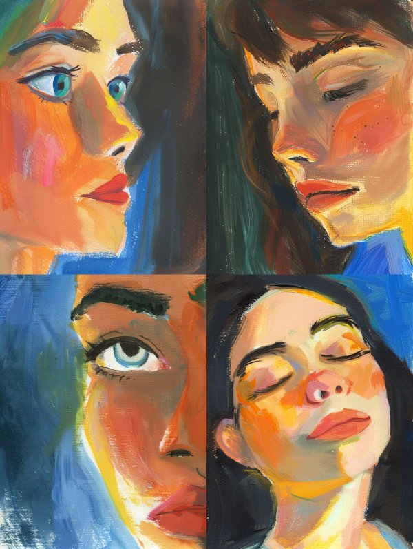 Vivid Expressionist Gaze