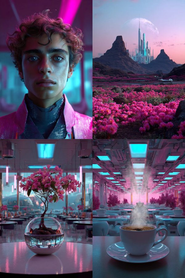 Neon Future Gaze