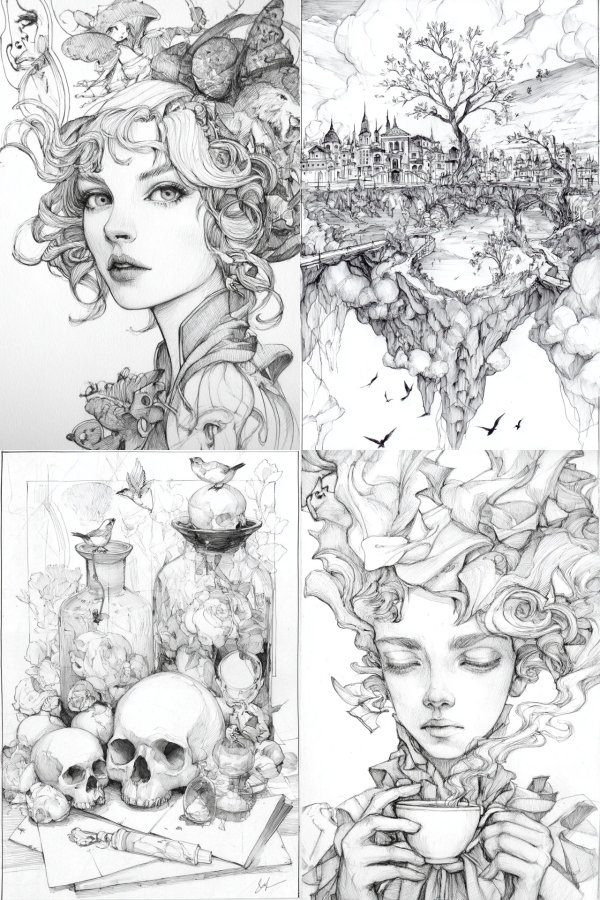 Intricate Graphite Dreams