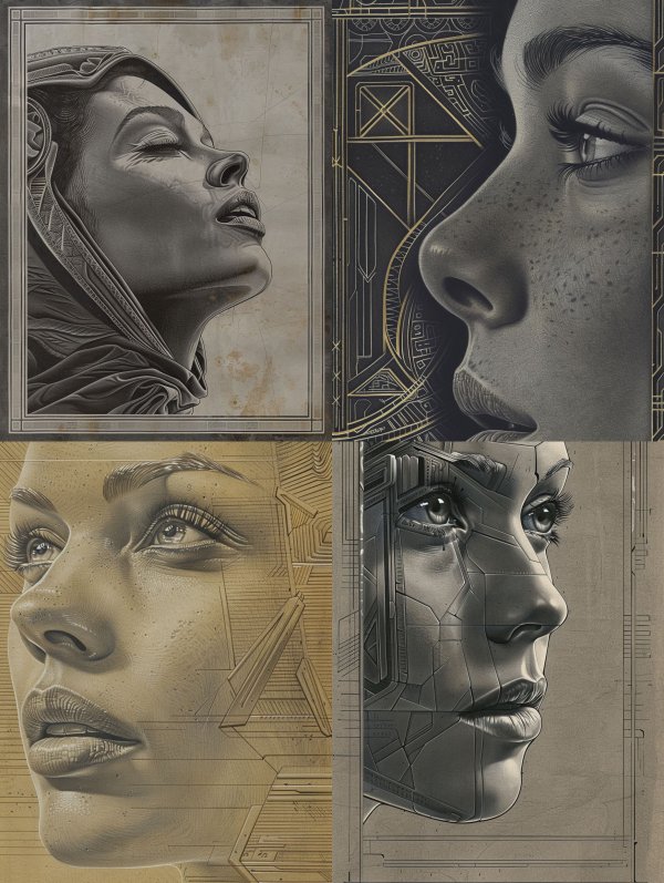 Ethereal Charcoal Portrait Studies