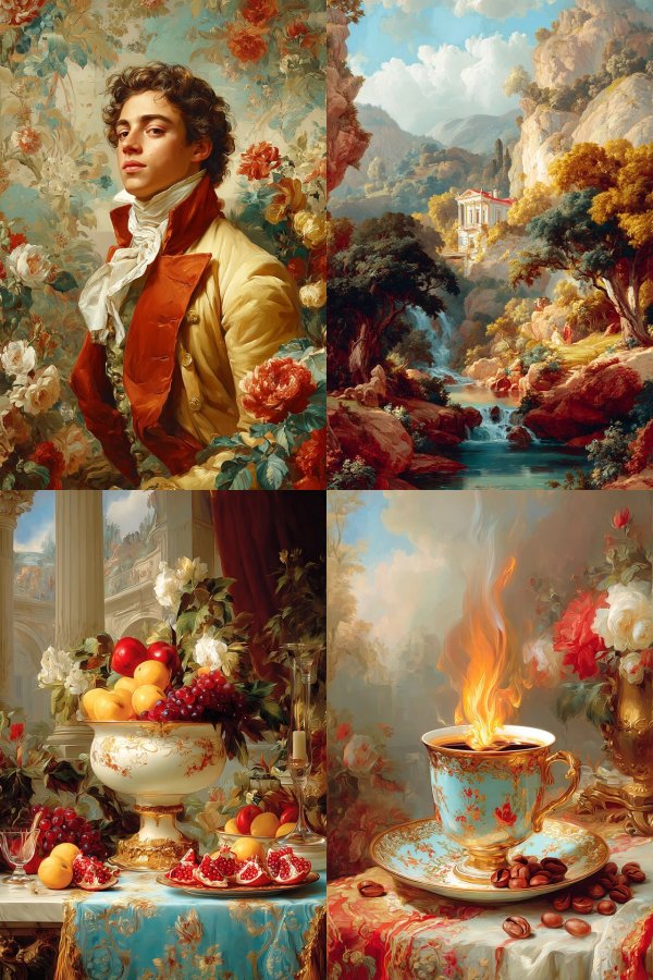 Regency Floral Elegance
