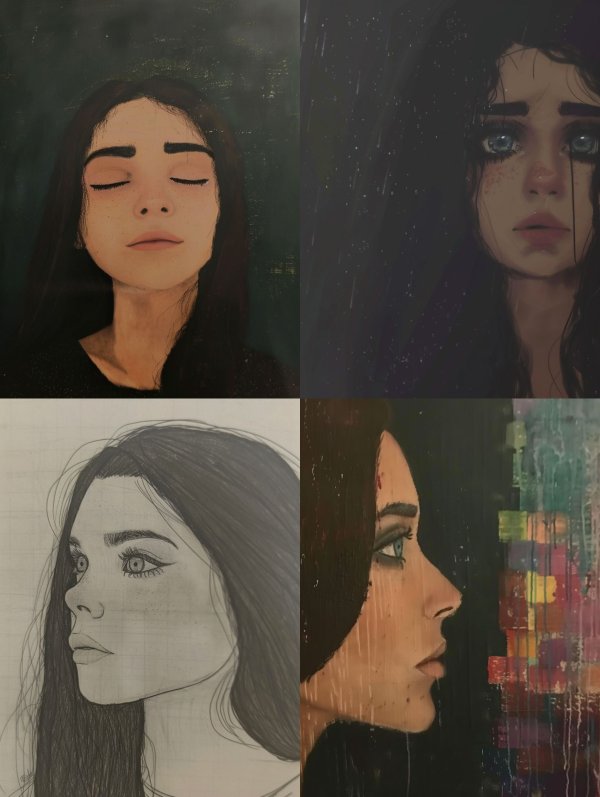 Serene Midnight Muse
