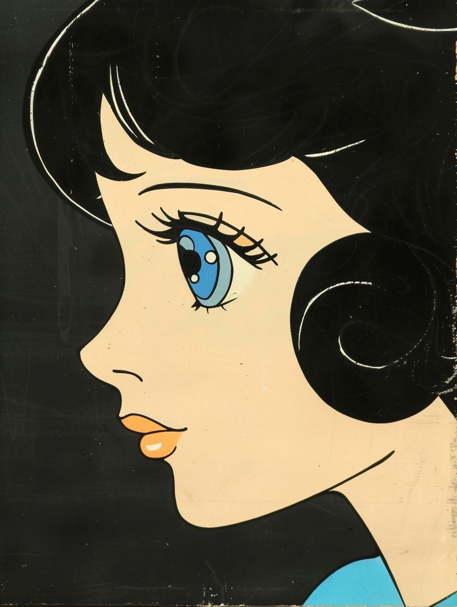 Vintage Anime Elegance
