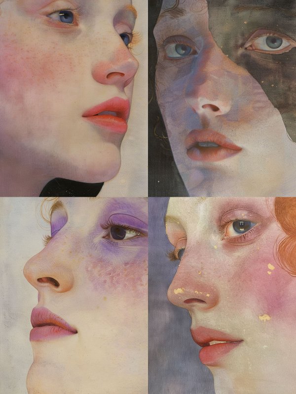 Ethereal Pastel Portrait Studies