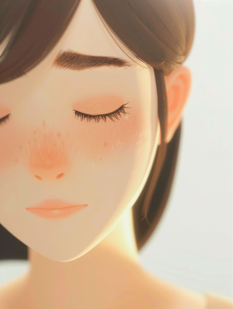 Ethereal Soft Focus Anime Portrait