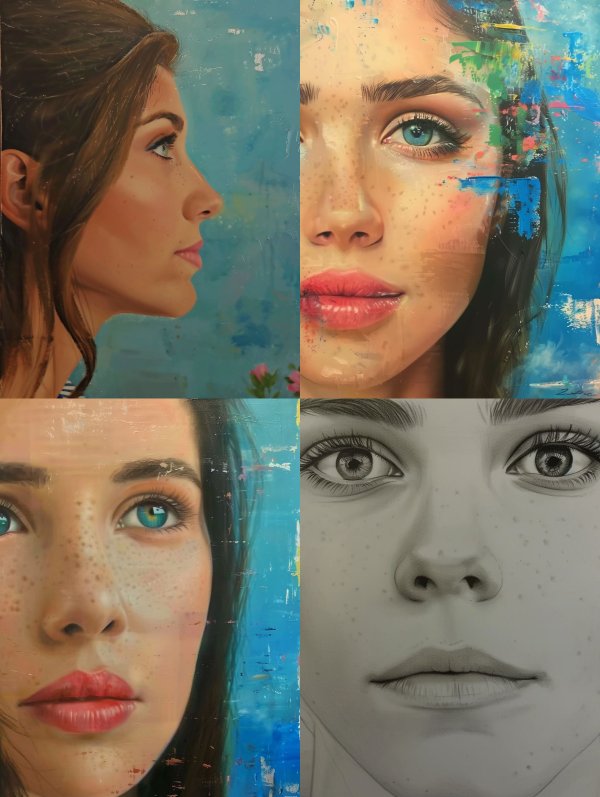 Azure Dream Portrait