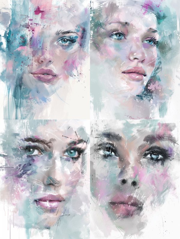 Ethereal Fragments of a Portrait