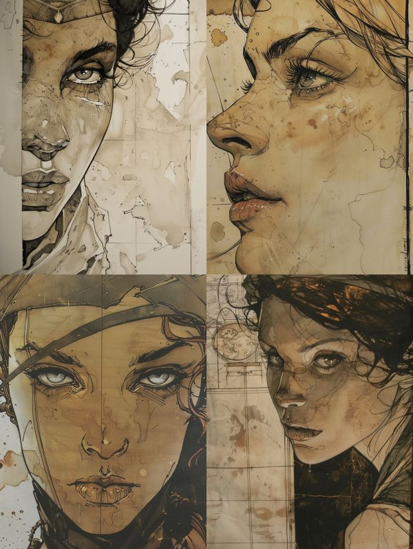 Sepia Ink Soul