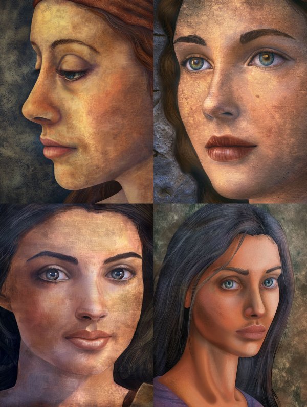 Ethereal Renaissance Portrait Study
